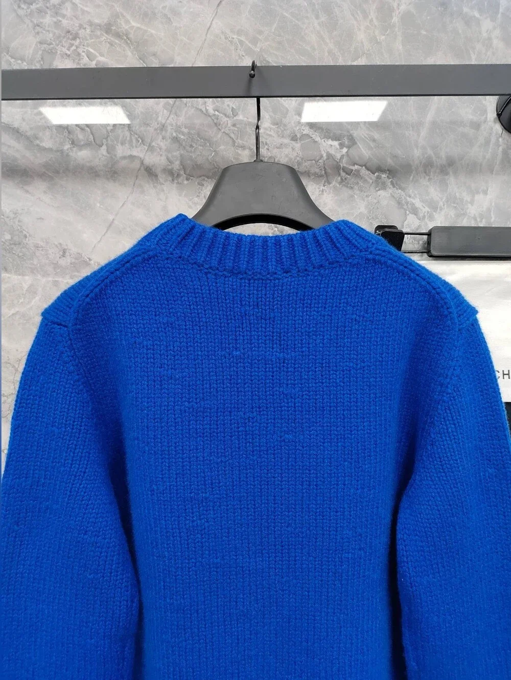 CHANEL blue knit